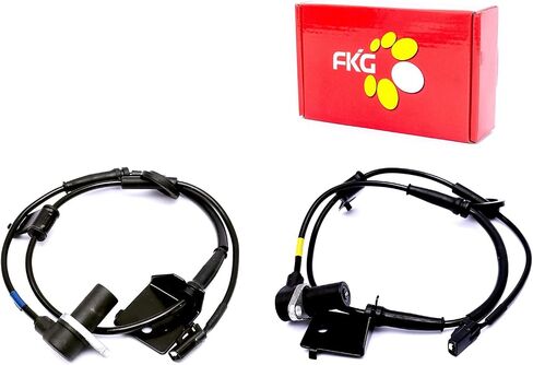 FKG ABS Wheel Speed Sensor Front Left and Right ALS580 ALS599 for 2001-2006 For Hyundai Santa Fe, Set of 2 in Saudi Arabia
