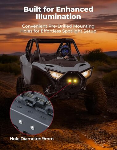KEMIMOTO Front Bumper Compatible with 2025 2026 RZR PRO XP, Designed for Easy Installation, Improved Visibility, and Rust Resistance. Direct Replacement for #2890388-458,2890388-293 in Saudi Arabia