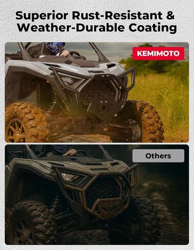 KEMIMOTO Front Bumper Compatible with 2025 2026 RZR PRO XP, Designed for Easy Installation, Improved Visibility, and Rust Resistance. Direct Replacement for #2890388-458,2890388-293 in Saudi Arabia