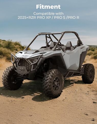 KEMIMOTO Front Bumper Compatible with 2025 2026 RZR PRO XP, Designed for Easy Installation, Improved Visibility, and Rust Resistance. Direct Replacement for #2890388-458,2890388-293 in Saudi Arabia