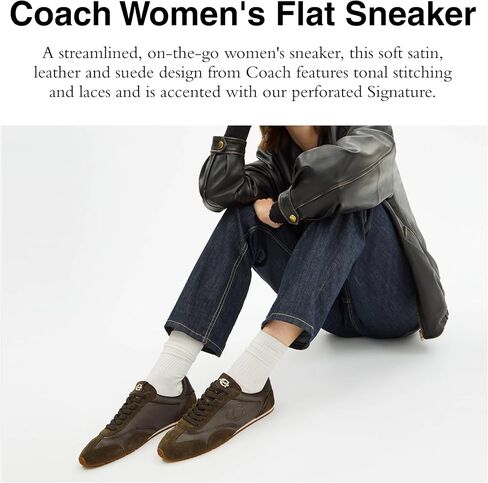 Coach Women's Flat Sneaker in Saudi Arabia