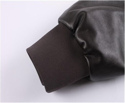Oversized American Fur Male And Female Aviator Lovers Leather Biker Fur Collar Coats in Saudi Arabia