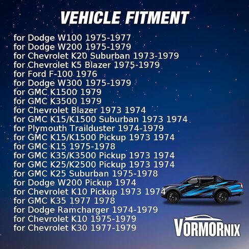 علبة نقل خلفية لغطاء عمود الإخراج لفورد F-150، F-250، F-350 1973 1974 1975 1976 1977 1978 لسيارة شيفروليه بليزر، K10 1973 1974 1975 1976-1979 استبدال 11924، 3821395 1x in Saudi Arabia