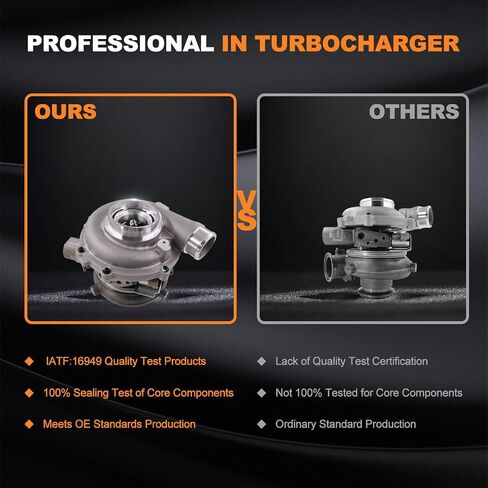 TOPAZ GT3782VA Turbo Turbocharger Compatible with Ford F250 F350 F450 F550 Super Duty Excursion 6.0L V8 Diesel 2003-2004 V110 Navistar-International Engine 3C3Z6K682CCRM 1837984C91 in Saudi Arabia