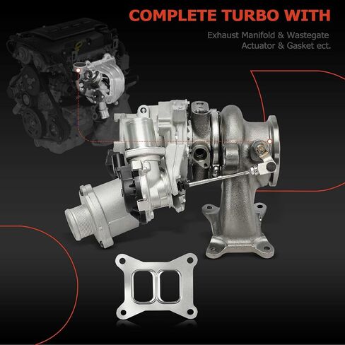 A-Premium RHF4 Complete Turbocharger Turbo Kit Compatible with Volkswagen & Audi Models - Golf 2015-2018, Golf Alltrack 2017-2019, Golf SportWagen 2015-2019, A3 2015-2016, 1.8L in Saudi Arabia