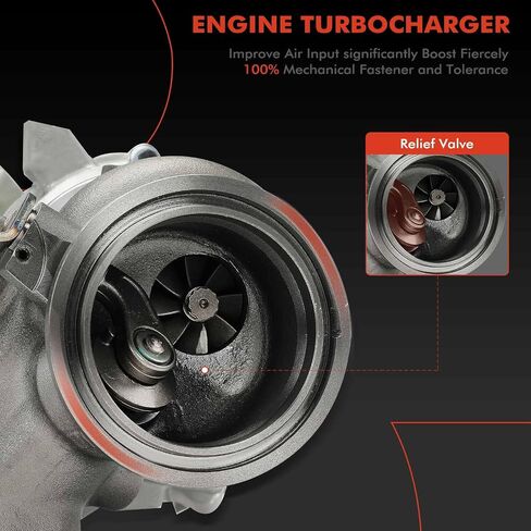 A-Premium RHF4 Complete Turbocharger Turbo Kit Compatible with Volkswagen & Audi Models - Golf 2015-2018, Golf Alltrack 2017-2019, Golf SportWagen 2015-2019, A3 2015-2016, 1.8L in Saudi Arabia