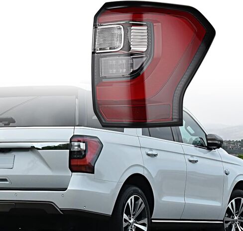 Astra Depot LED Type Tail Light Replacement for 2018-2021 Ford Expedition Brake Reverse Turn Signal Rear Lamp - JL1Z-13404-H, FO2801272 - IP67, Red Clear Lens, Red White Light, Right Passenger Side in Saudi Arabia