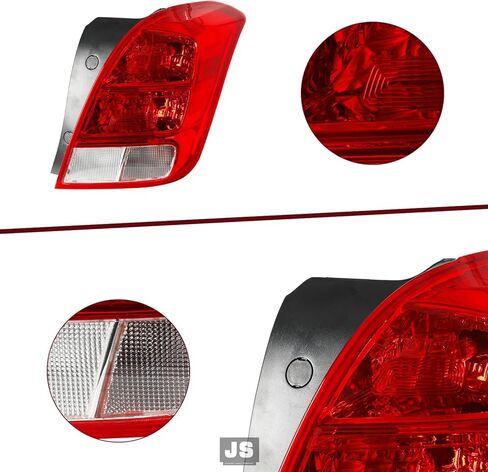 مصباح خلفي JSBOYAT يناسب 2013-2016 Chevy Trax 17-19 Trax LS [نوع الهالوجين] مجموعة الضوء الخلفي الخارجي OE مصباح ذيل الفرامل البديل المباشر LH (جانب السائق الأيسر) in Saudi Arabia