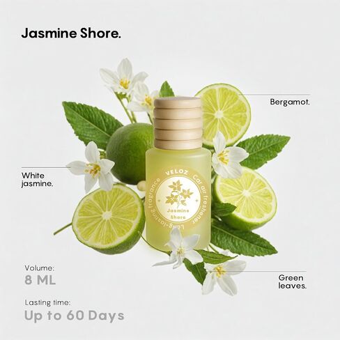 معطر هواء معلق للسيارة من فيلوز - رائحة صندل ناعمة تدوم طويلاً، موزع روائح الزيوت العطرية للسيارة بدون ميثيل كاربيتول وهيكسيلين جلايكول in Kuwait