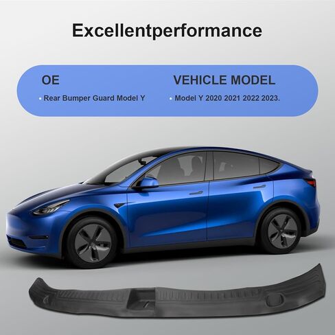 Rear Bumper Guard Compatible with Model Y 2020 2021 2022 2023 Rear Bumper Protector in Saudi Arabia
