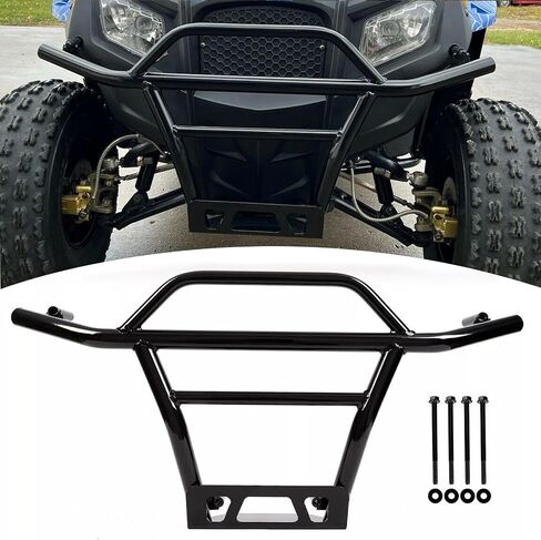 Suitable for Front Bumper Brush Guard Compatible with 2009-2020 Polaris RZR 170 Replacement for 2877813 Powder Coated Black Steel in Saudi Arabia