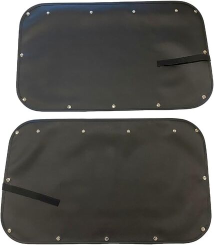Generic Curtains Compatible with Peterbilt 379-389. Sleeper Window Curtains L+R. Window Covers. (Gray), P379V in Saudi Arabia