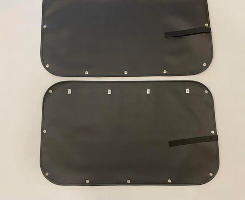 Generic Curtains Compatible with Peterbilt 379-389. Sleeper Window Curtains L+R. Window Covers. (Gray), P379V in Saudi Arabia