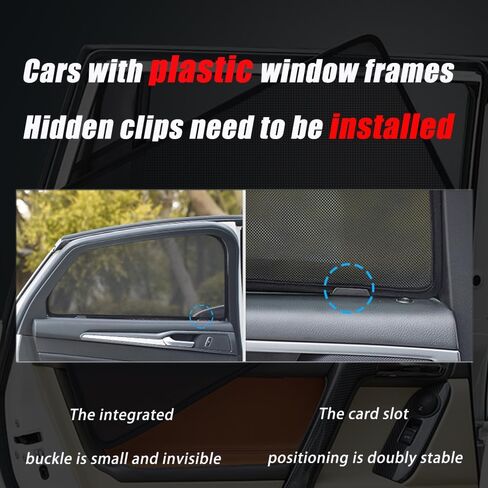 for BMW IX 2021 2022 2023 2024 2025 snap-on Car Sun Shade,Car Window Shade Blinds Covers Breathable Mesh for Side Rear Full Window,C 2 Rear Windows in Saudi Arabia