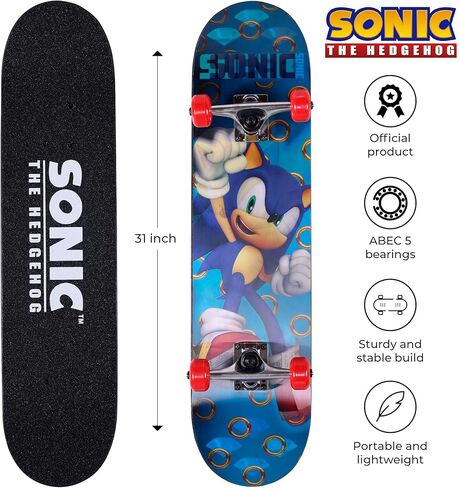 Barbie - 31" Lenticular Skateboard with Pro Trucks, Full Grip Tape, 9-Ply Maple Deck, Ideal for All Experience Levels in Saudi Arabia