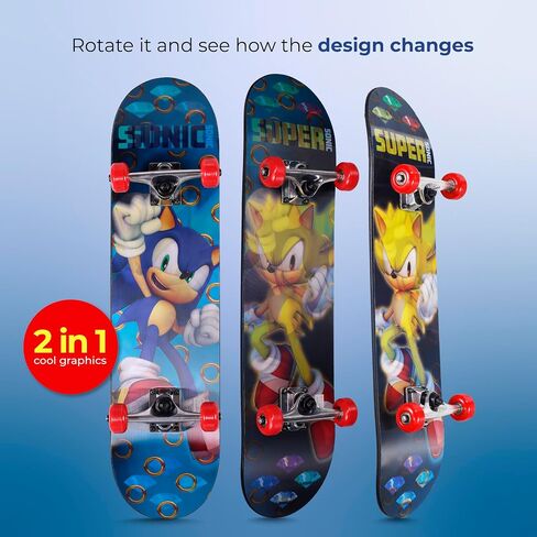 Barbie - 31" Lenticular Skateboard with Pro Trucks, Full Grip Tape, 9-Ply Maple Deck, Ideal for All Experience Levels in Saudi Arabia