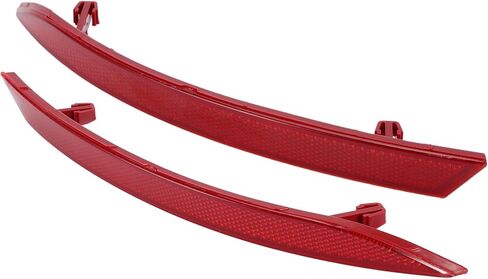Bumper Reflector Rear Left Right Bumper Reflector Side Marker No.3C8945105B/3C8945106B for Volkswagen CC 2008-2012 Plastic Red Durable in Saudi Arabia