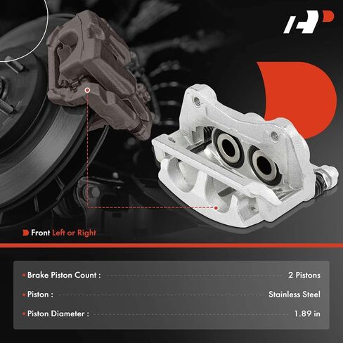 A-Premium Disc Brake Caliper Assembly with Bracket Compatible with Chevrolet, GMC, Buick & Cadillac - Equinox EV 2024-2025, Traverse, Traverse Limited, Blazer, Blazer EV, Acadia, Enclave in Saudi Arabia