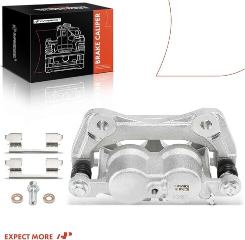 A-Premium Disc Brake Caliper Assembly with Bracket Compatible with Chevrolet, GMC, Buick & Cadillac - Equinox EV 2024-2025, Traverse, Traverse Limited, Blazer, Blazer EV, Acadia, Enclave in Saudi Arabia