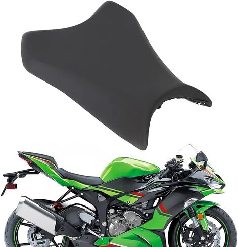 مناسبة للنينجا ZX6R ZX-6R 2019-2025 دراجة نارية الجبهة مقعد السائق المقعد الخلفي وسادة المقعد الخلفي وسادة مقعد الركاب zx6r 2020 2021 2022 2023 2024 (أ) in Kuwait