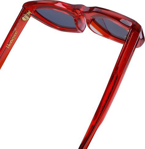 Non-Polarized Small Face Cat Eye Acetate Sunglasses 145mm Frame with UV Protection Impact Resistant Nylon Lens in Saudi Arabia
