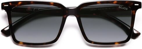 SOJOS Trendy Polarized Square Sunglasses Womens Men Retro Vintage 90s Sun Glasses SJ2387 in Saudi Arabia