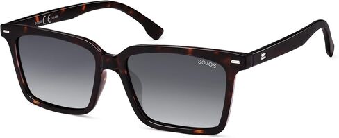 SOJOS Trendy Polarized Square Sunglasses Womens Men Retro Vintage 90s Sun Glasses SJ2387 in Saudi Arabia