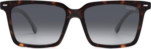SOJOS Trendy Polarized Square Sunglasses Womens Men Retro Vintage 90s Sun Glasses SJ2387 in Saudi Arabia
