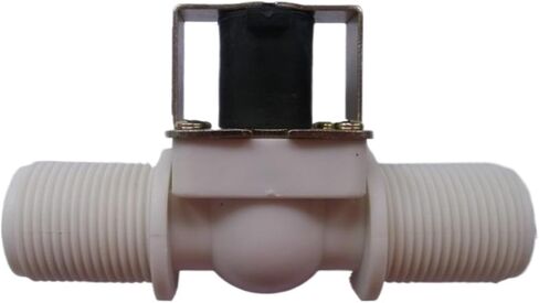 1PCS 1" 12V Electric Solenoid Valve Normally Closed N/C Water Inlet Flow Switch in Saudi Arabia