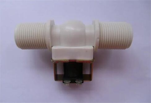 1PCS 1" 12V Electric Solenoid Valve Normally Closed N/C Water Inlet Flow Switch in Saudi Arabia