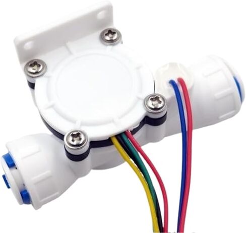 1 pcs Water Flow Sensor Temperature Conductivity Sensor 6 Wires in Saudi Arabia