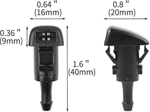 Windscreen Wiper Washer Spray Nozzle Replacement Parts, for KIA Sorento 2010-2014 OE 986303J000 in Saudi Arabia
