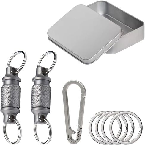 Titanium Quick Release Keychain, Detachable Key Ring, Disconnect Keychain in Saudi Arabia
