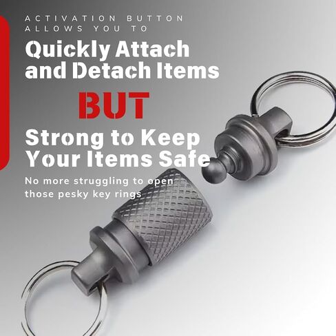 Titanium Quick Release Keychain, Detachable Key Ring, Disconnect Keychain in Saudi Arabia