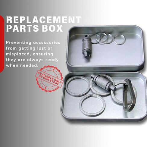 Titanium Quick Release Keychain, Detachable Key Ring, Disconnect Keychain in Saudi Arabia