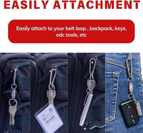 Titanium Quick Release Keychain, Detachable Key Ring, Disconnect Keychain in Saudi Arabia