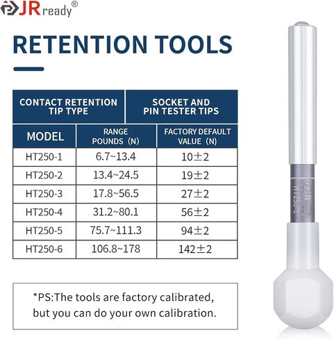 JRready ST5240-HT250 Connector Inspection Tool Kit,16 Pcs Contact Socket&Pin Tester Tips Tool with Work for Electrical System Tools,Detachable Contact Tester Automotive Tool Set in Saudi Arabia