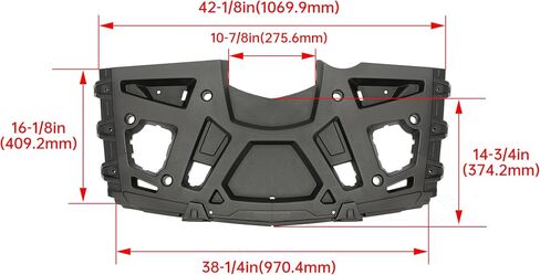 KUAFU Front Rack Compatible with 2006-2016 Polaris Sportsman Scrambler 1000 850 550 Replacement for 5436865-070 in Saudi Arabia