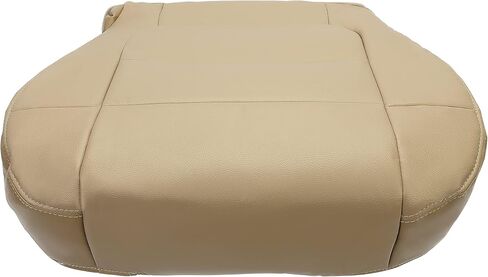 ECOTRIC Driver Side Bottom Seat Cover Compatible with 2001 2002 2003 Ford F150 XLT Super-Crew Cab Single Cab 4X4 2WD Synthetic Leather Gray in Saudi Arabia