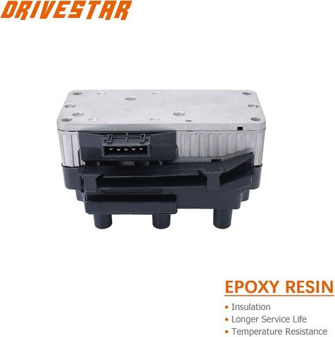 DRIVESTAR 021905106 Ignition Coil Pack 1993-2000 for Volkswagen Corrado, 1997-2000 Eurovan, 1994-1999 Passat, 1995-1998 Golf GTI Vr6 2.8L V6 UF163 in Saudi Arabia