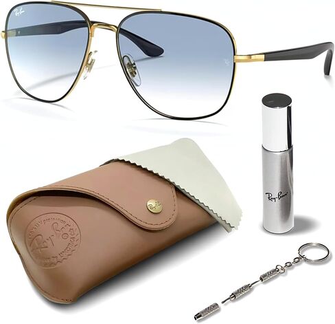 نظارات شمسية Ray-Ban RB3683 مربعة الشكل للرجال والنساء مع مجموعة نظارات RAYBAN الرسمية in Saudi Arabia