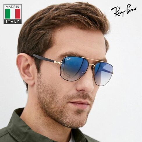 نظارات شمسية Ray-Ban RB3683 مربعة الشكل للرجال والنساء مع مجموعة نظارات RAYBAN الرسمية in Saudi Arabia