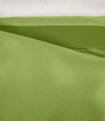 Womens Silky Satin Midi Skirt High Waist Elastic Waist A Line Skirt in Kuwait