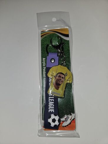 Cristiano Ronaldo Portugal keychain, Cristiano Ronaldo Smiling Keychain, Pendant keychain, for backpacks, bags, Team Portugal, Soccer gifts for fans in Saudi Arabia