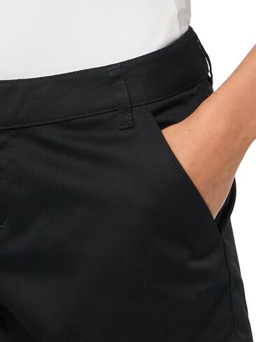 شورت تشينو نسائي من Volcom Frochickie مصنوع من القطن - ارتفاع منخفض، جيوب بنطلون، درزة داخلية 3 بوصات، طراز أنيق مرح in Saudi Arabia