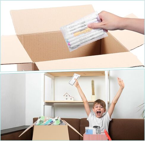 300Pcs Bubble Wrap Bags 4 x 6 Inch Clear Bubble Out Bags Self Sealing Bubble Wrap Pouches Double Wall Bubble Pouch Bag for Moving and Storage in Kuwait