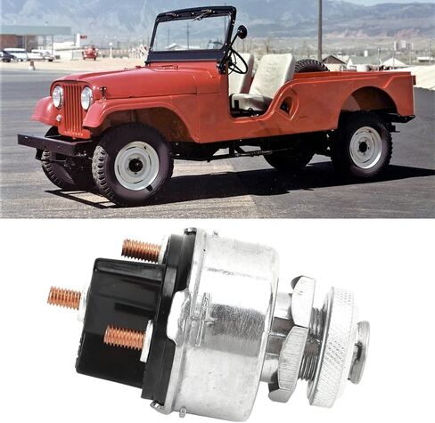 مفتاح التشغيل، مفتاح الإشعال مع مفتاحين، OE 942918، لـ Willys CJ2A، CJ3A، DJ3A، CJ3B، CJ5، CJ6 in Saudi Arabia