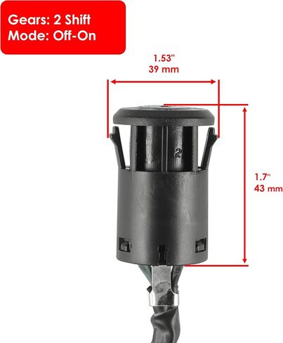 Caltric Ignition Key Switch Compatible with Honda Atc125M Atc-125M 125 1985-1987 in Saudi Arabia