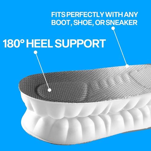 Insoles - Super Soft Orthopedic for Women & Men, 4D Cloud Technology, Arch-Support, Shock Absorbing Insoles for Foot & Joint Support, Pain Relief Sports Soles in Saudi Arabia