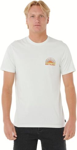 Rip Curl Men's Graphic Short Sleeve Crew Neck T-Shirt, Standard Fit in Saudi Arabia